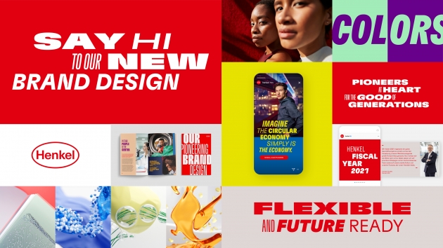 Neuer Markenauftritt für Henkel - Der Auftritt entstand gemeinsam mit der Markenberatung MetaDesign - Quelle: Henkel